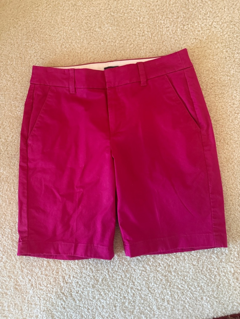 J. Crew Factory Bright Fuchsia Bermuda Shorts